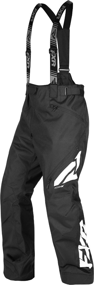 Pantaloni Snow FXR Clutch FX Bib Pants Black White